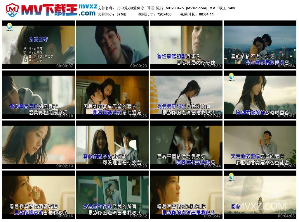 云中龙-为爱痴守_国语_流行_MD200475